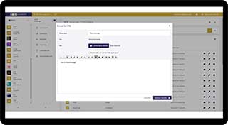 Berichten naar leerlingen versturen